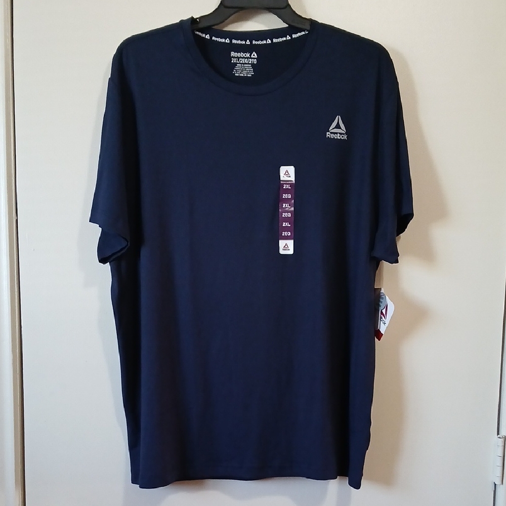 Reebok Men's 2X Delta Core Navy SS Tee